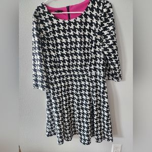 AGBdress houndstooth print dress, size 16
